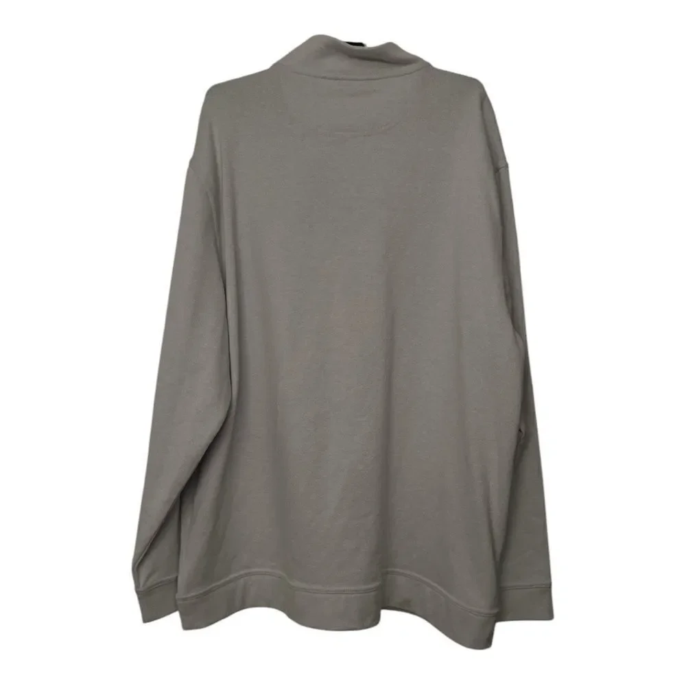 🆕 Walter Hagen P11 Light Gray Heather Quarter-Zip Pullover size  XXL